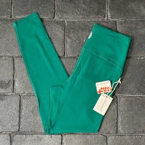 NWT Free People X Hatch Maternity Never Better Legging Size Small Garden Green
